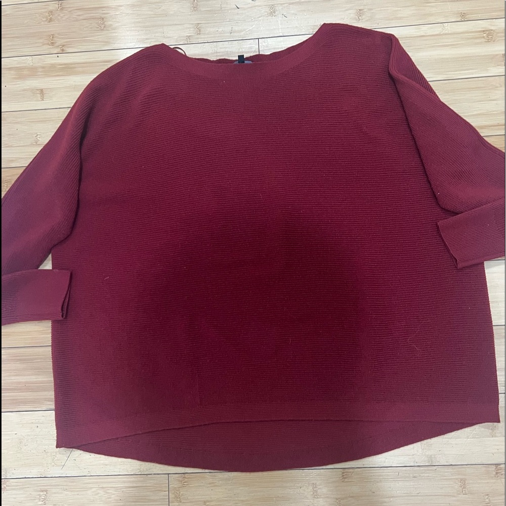 Lafayette 148 boat neck knit sweater